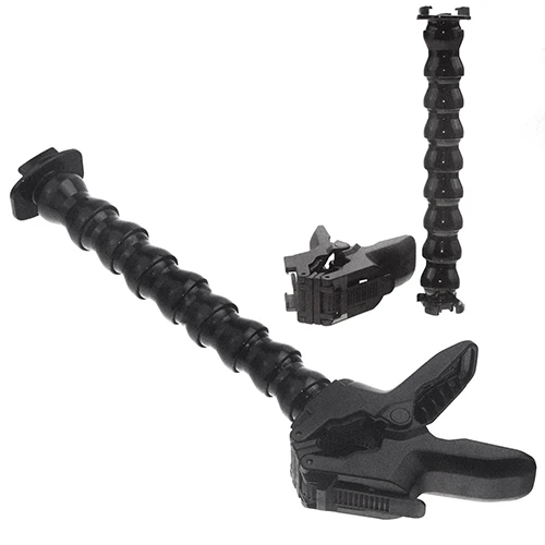 

Camera Clamp Mount Flex Jaws Goose Neck Adjustable For Gopro Hero 4 3+ 3 2 1