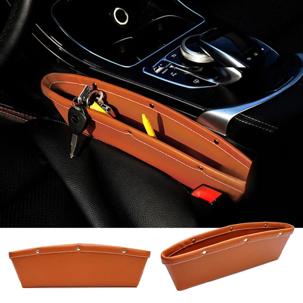 Prix pour 2 pc nouveau venir En Cuir PU Voiture Organisateur De Stockage De Haute Qualité Sac Boîte De Voiture Siège de Voiture Gap Fente Poche Titulaire Prix pour 2 pc nouveau venir En Cuir PU Voiture Organisateur De Stockage De Haute Qualité Sac Boîte De Voiture Siège de Voiture Gap Fente Poche Titulaire