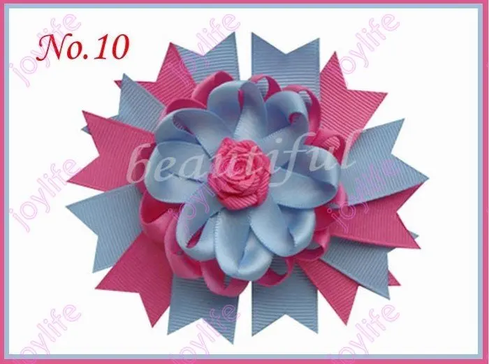 Новые 500 шт 4,5 Роман Махаон гнездо волосы луки rose Изысканная заколка для волос бант для волос для девочек