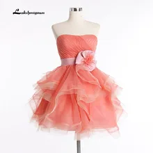 Weg von der Schulter Kurze Cocktailkleider Mini A-linie Geraffte Minipartei-kleid 2016 Sexy vestido de festa curto