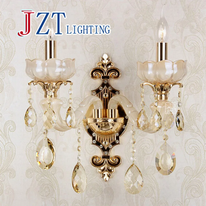 T LED Европа Cystal настенный светильник современные лампы для Ванная комната коридор