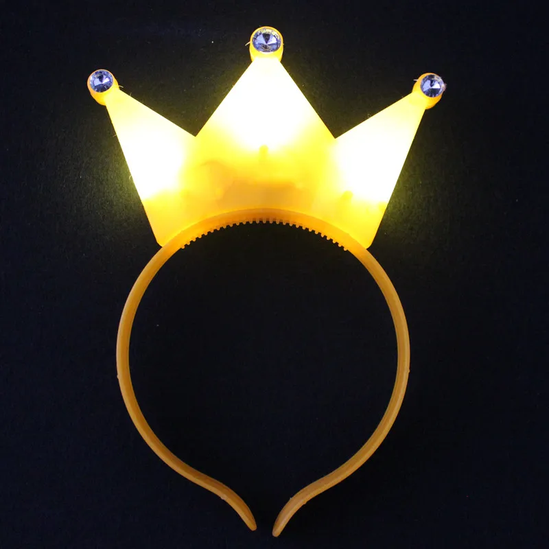 Светящаяся Корона 12 шт./лот Рождественская светодиодная подсветка головные