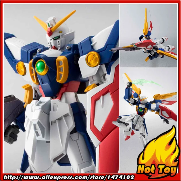 

100% Original BANDAI Tamashii Nations Robot Spirits No.156 Action Figure - Wing Gundam from "Mobile Suit Gundam Wing