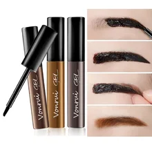 Высококачественный Отшелушивающий карандаш для бровей Тонирующий гель тату макияж крем для бровей краска цвет натуральный 3 в течение всего дня, стойкий