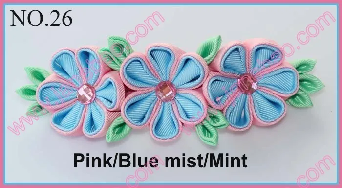 145 шт. 6 ''новые Kanzashi лепесток заколки катушка заколки волосы девушка клип