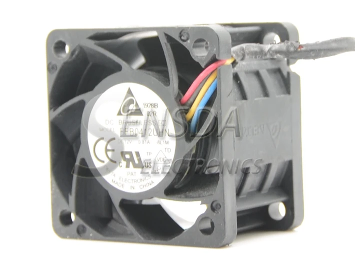 Для delta FFB0412UHN 4028 4 см 40 мм DC 12 В 0.81A ШИМ, интеллектуальная Скорость управления сервер инвертор Вентилятор охлаждения