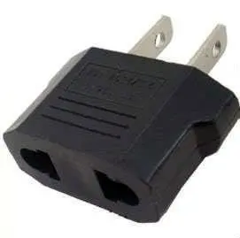 🌍 Viaja Sin Preocupaciones: Adaptador De Enchufe De EE. UU. A Europa (12 Piezas) – Clavija Redonda De 4 Mm, Pequeño Y Confiable