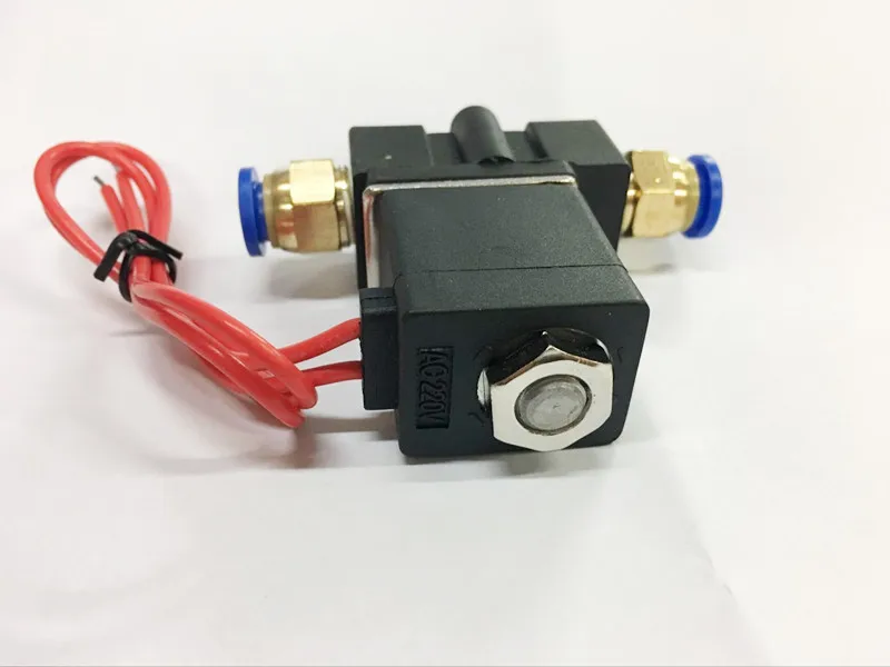 Женский 1/4 ''электромагнитный клапан Пластик Воздух Вода газ 24 вольт w 1/4'' мужской push-соединения трубопроводов 2P025-08