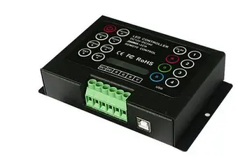 

RGB LED controller 1W 350mA RGB LED controller 12-48V 3CH rgb controller IR Remote RGB Controller