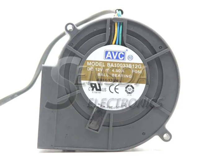 Для AVC BA10033B12G P050 9733 DC 12 В 4.5A супер яростный воздуходувка осушитель воздуха вытяжной вентилятор