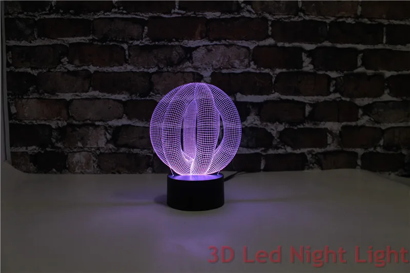 Лидер продаж; подарок на день рождения 3D Led Иллюзия модной настольные лампы с сертификат UL YJM-2899