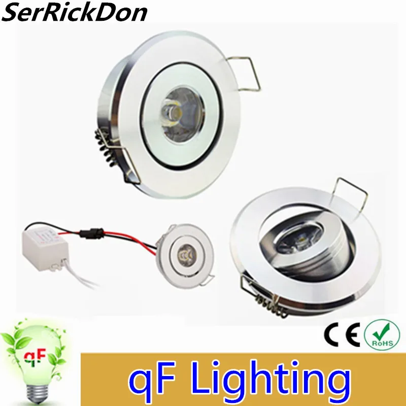 

1pcs 1W 3W MINI Round 3W High Power LED Recessed Ceiling Down Light Lamps LED Downlights for Living Room Cabinet Bedroom