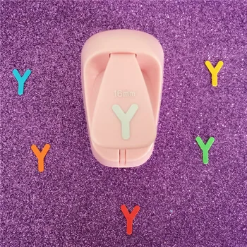 

Free Shipping Alphabet Y shaped save power paper/eva craft punch Scrapbook Handmade punchers DIY y letters hole punches puncher