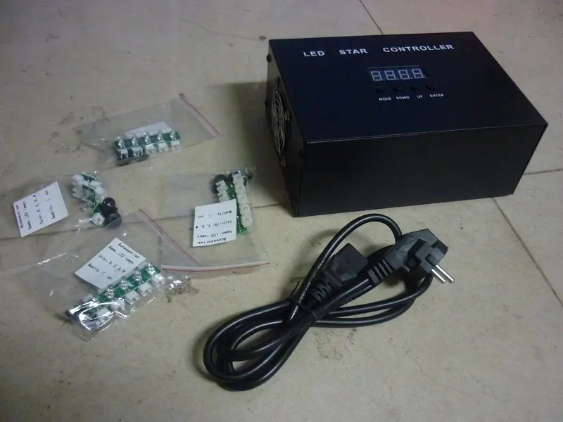free shipping,4*6M RGBW LED Star Curtain 480pcs M5 LED Lamp with Controller and DMX 8CHS,(BS-7003)