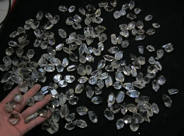 190 AAA+ Одежда высшего качества Херкимер Diamond Crystal точка