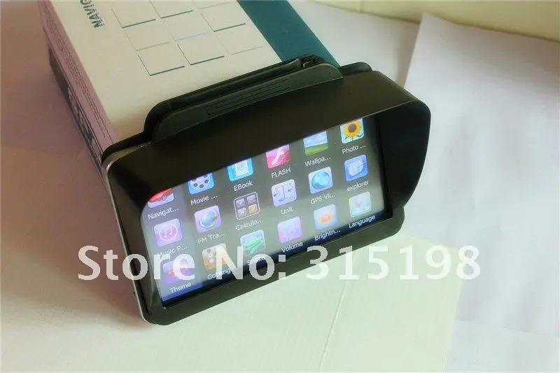 FREE SHIPPING! universal sunshade sunshine shield for 7 inch car GPS navigation