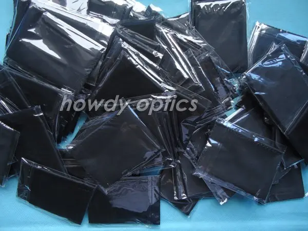 Черная салфетка из микрофибры, 20x20 см, отдельная посылка, салфетка для чистки очков, салфетка для протирки линз