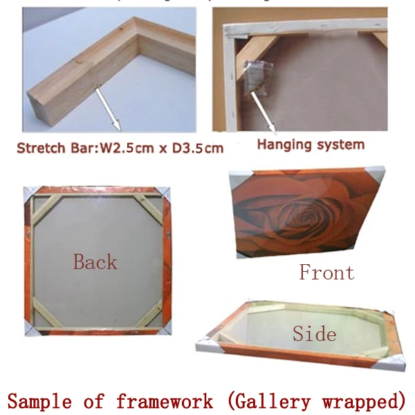 framework and stretched of oil painting-2