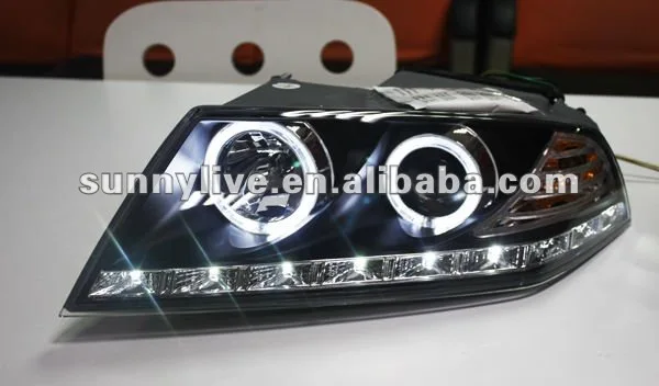 Для VW для Skoda Octavia светодиодный налобный фонарь ангельские глазки 2007-2009