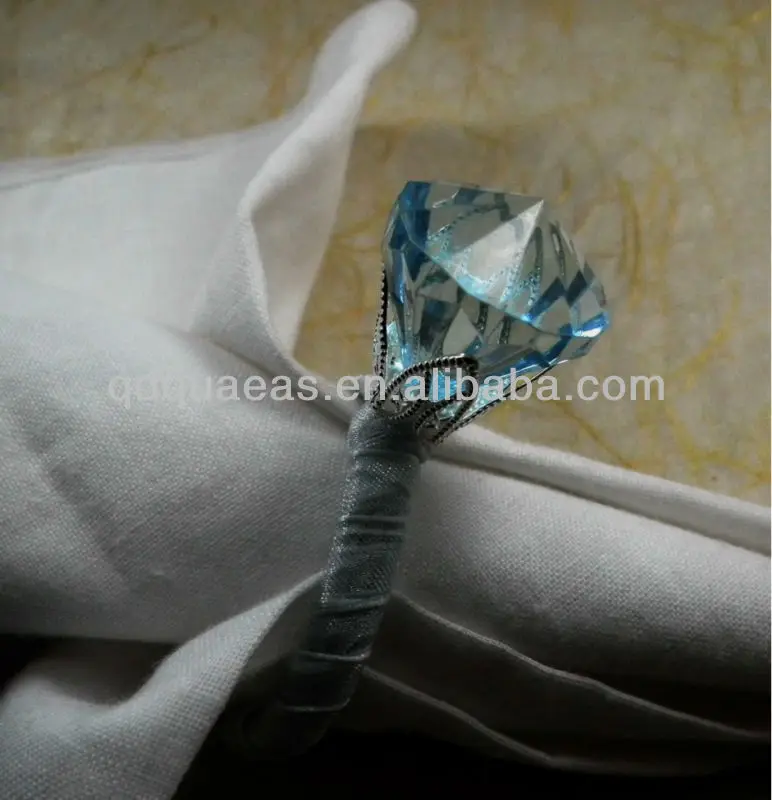 Продано на Aliexpress бисером кольцо для свадебных салфеток