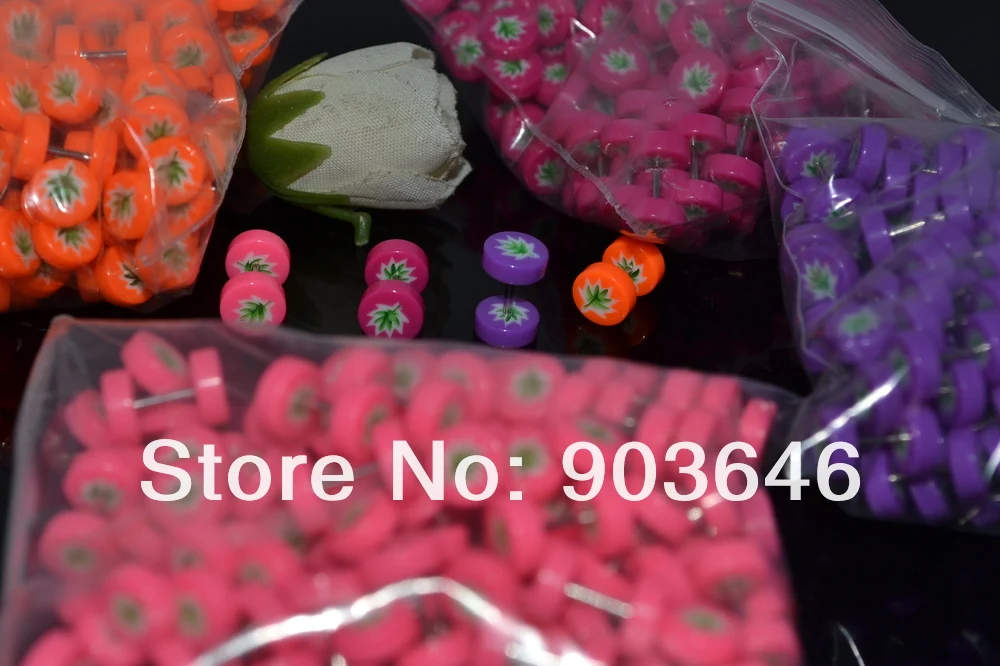 Lot50pcs Украшения для тела acyrlic поддельные ухо Вилки Иллюзия зажигания уха шпильки 0 г-8 мм