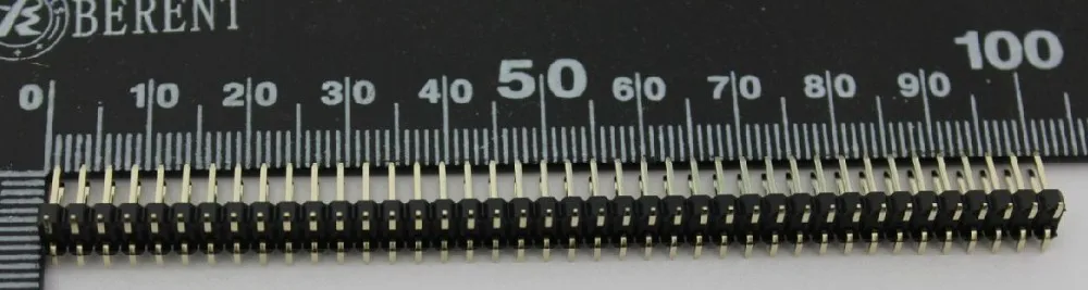 (20 шт./лот) 2x40 Булавки S двухрядные 2.54 мм Шаг SMD иглы мужской Булавки заголовок