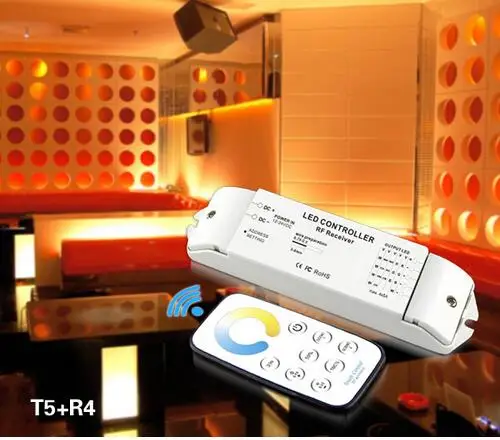 T5+ R4 DC12-24V 4ch цветной; регулятор температуры сенсорный пульт дистанционного управления ct светодиодный контроллер для рентгеновского света Цена: US$27,00/комплект