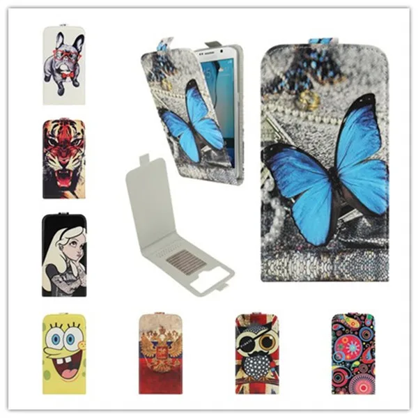 On Sale! Amazing Elegant Flip PU Printed Leather Case Cover For Alcatel one touch idol 6030x Universal 4.7&quot bags Gift K2 |