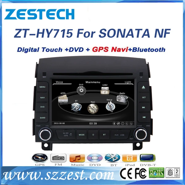 fit for hyundai sonata nf car dvd player with dvd gps player built in