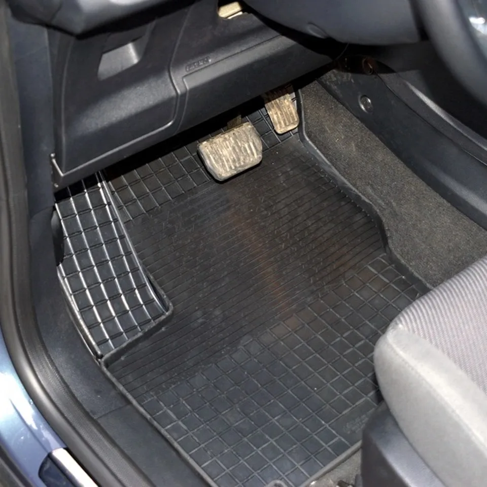 Резиновые коврики для Ford S-Max(2006-) с рисунком Сетка(Seintex 00367