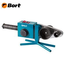 Аппарат для сварки труб Bort BRS-2000(Мощность 1500 Вт, размеров труб(20/25/32/40/50/63 мм, настройка температуры, стальной кейс