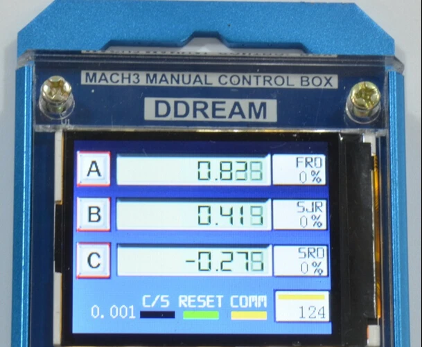 MACH3 USB интерфейс ручного управления ключ полностью функциональный последовательный порт с экраном ЧПУ анодированный алюминий пескоструйная обработка
