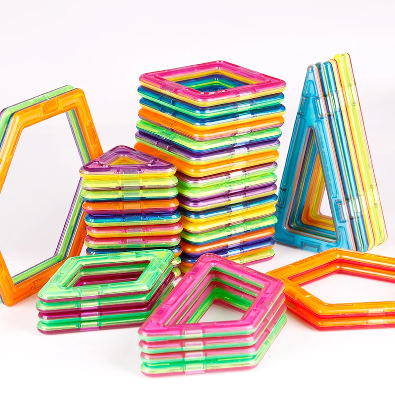 44PCS Magnetic Designer Construction Building Blocks Educational Kids Toys DIY Learning Toy 3D Models For Assembly