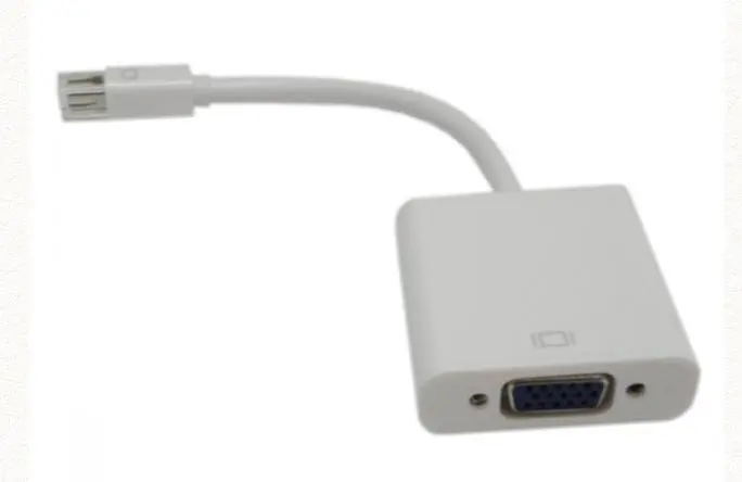 20 шт./лот. Mini displayport DP штекер в VGA кабель адаптер. Адаптер для M.A.C. Разъем M.A.C. Кабель MINI DP для VGA