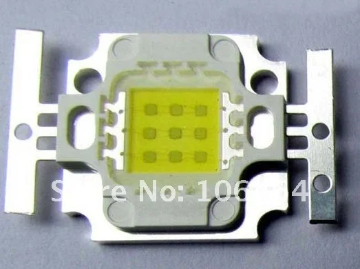 10 шт. 10 Вт 10000 К 13000 К 15000 К LED IC Высокое Мощность LED 1000lm 9 В-12 В 900ma лампа для проекта аквариума непосредственно с фабрики