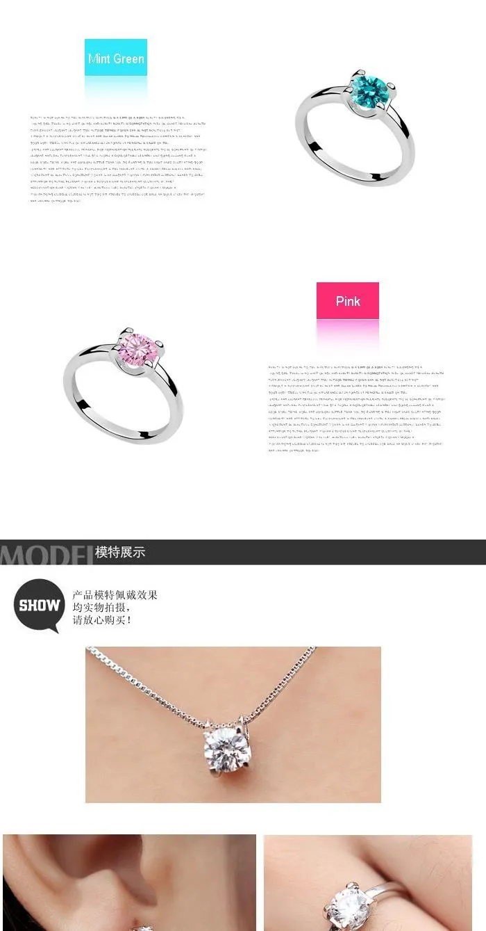 BeBella простой кубического циркония кольцо Сделано с кристаллами от Swarovski камни циркония с лазерной Анти-контрафактной для Для женщин