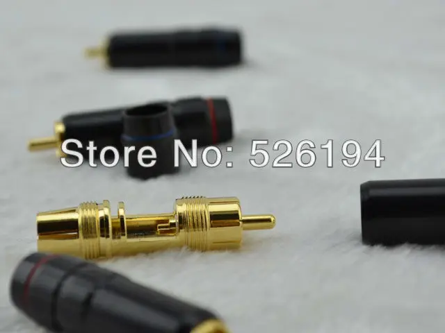 Высокая производительность аудио RCA Plug HIFI разъем RCA