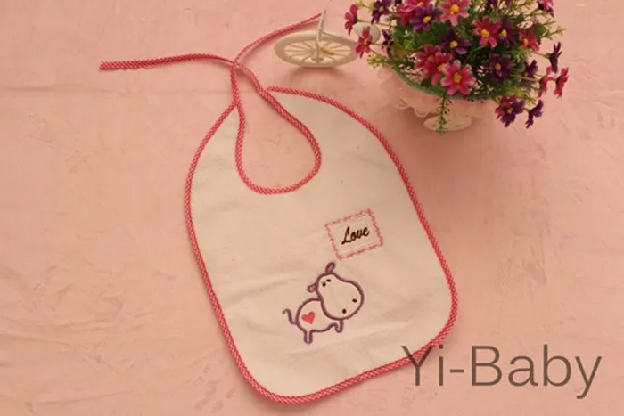 yb0017 цветок/Слон/Бегемот Burp Полотна младенческой слюны полотенца Baby Bib водонепроницаемый нагрудник нагрудники 12 шт./компл