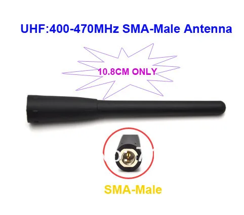 10,8 см Длина sma-мужская антенна УВЧ 400-470 МГц для LT-6100PLUS LT-6600 LT-7700 LT-7700D двухстороннее радио