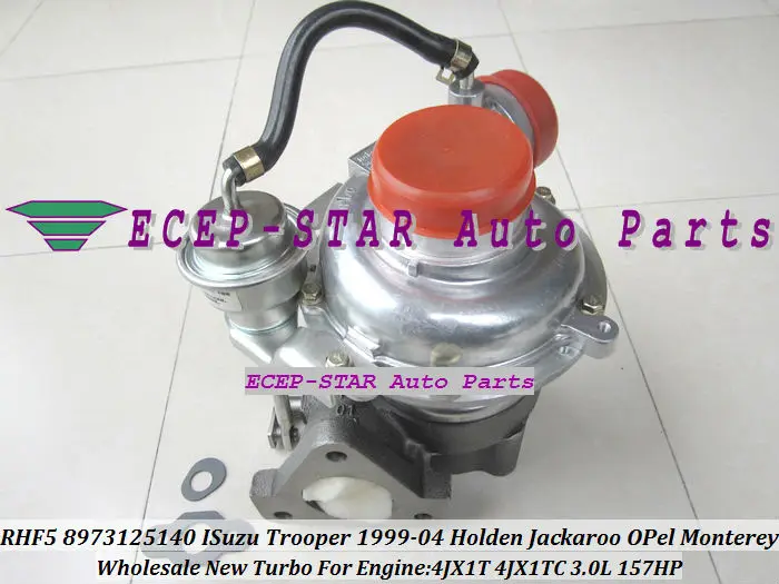 Turbo RHF5 8973125140 VA430070 Turbocharger FOR ISUZU Trooper 1999-2004 HOLDEN Jackaroo OPEL Monterey 4JX1T 4JX1TC 3.0L 157HP (5)
