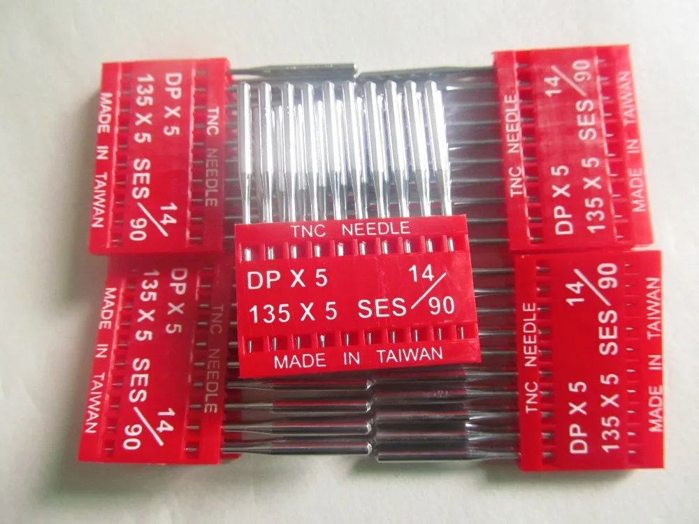 Акция 10 Psc иглы для промышленной швейной машины режущая точка Dp5 Dp* 5 для Juki типичные для Brother Janome Siroba Kancai