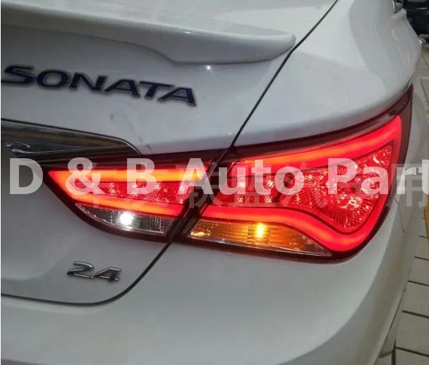 1 пара Высокое качество светодиодный задний светильник s задние лампы для hyundai Sonata 2010'-up