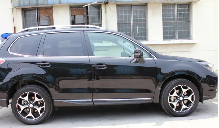 Для Subaru Forester 2013 ABS Хромированная Боковая дверь кузова молдинг Mouliding отделка