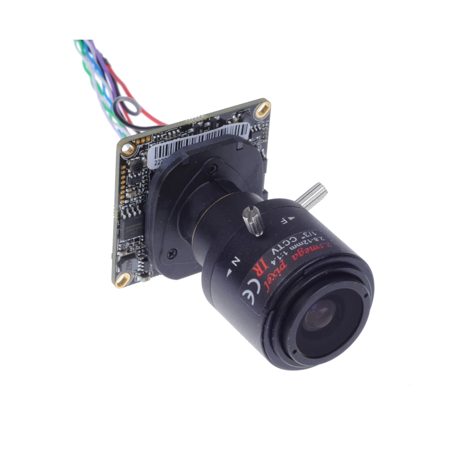 Сетевая мини ip камера H.265 1080 P 2.0мп Hi3516CV300 ONVIF 2 8 12 мм ручной зум объектив с