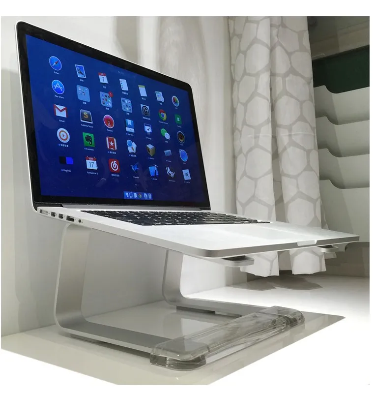 Ноутбук стенд, универсальный Алюминий подставка для Macbook, dell/samsung/acer/lenovo ноутбуки 11-15 дюймов