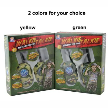 

2PCS Child Kids Camouflage Walkie Talkie Parenting Game Radio Interphone Talking Toy Electronics Two Way Radio