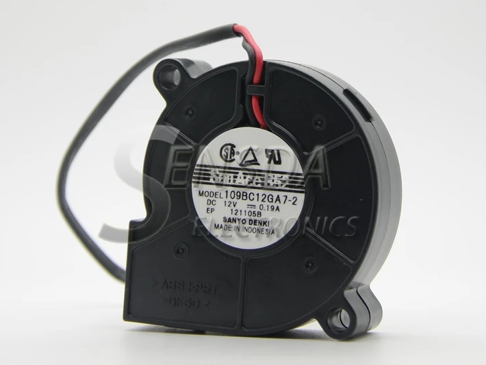 Для Sanyo 109BC12GA7-2 5015 12 В 0.19A 5 см 50 мм турбо центробежный вентилятор охлаждения