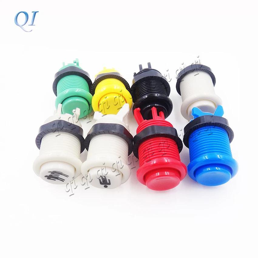 

28mm Mounting Hole American style Arcade push button 6 Color available 1p/2p/3p/4p For Arcade machine Cocktail Machine