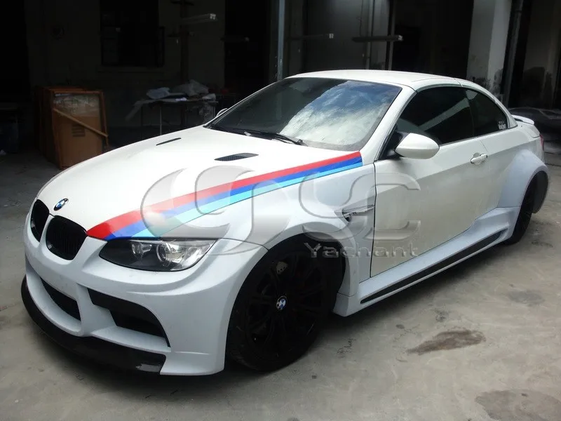 Углеродное волокно с FRP стеклом VRS GTRS3 стиль Widebody комплект подходит для BMW E92 E93 M3