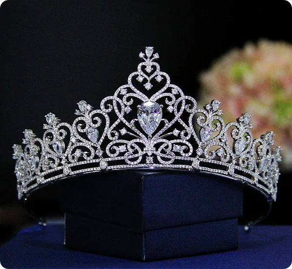 Nupcial сделать Casamento диадемы де cristal romantico Para A princesa Moda Корона Para как Mulheres carneiras заставки